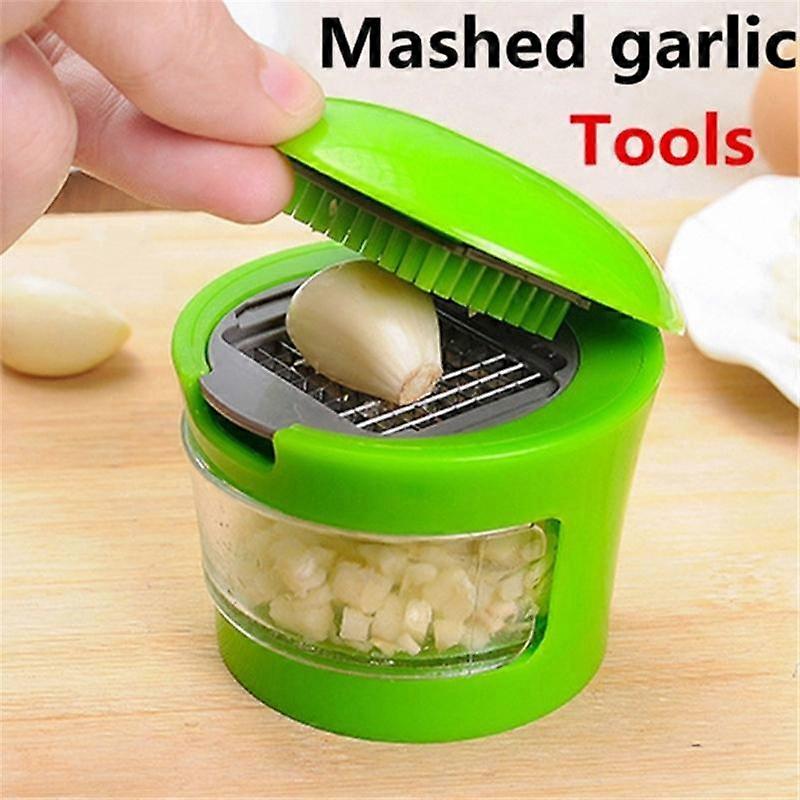 Mashed Garlic Tools Stainless Steel Slicer Kitchen Chopper Grinder Presser Tool Ginger Onion Crusher