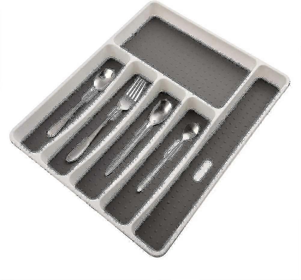 Cutlery Box For Drawer, With 6 Compartments, Cutlery Insert For Kitchens