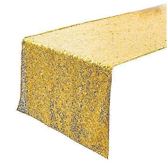 Sequins Star Embroidery Tablecloth Table Runner Dining Room Home Buffet Decor