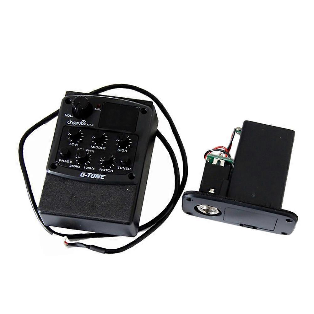 Cherub GT-4 3频段均衡器，带半音调音器中频控制压电陶瓷拾音器