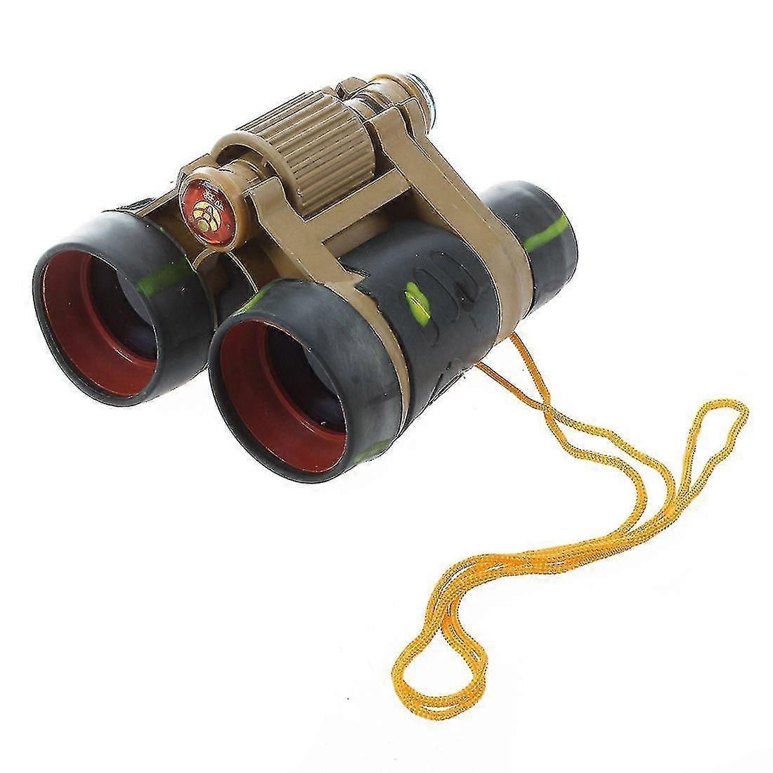 Children Kid Green Foldable 3x Binocular Telescope Toy