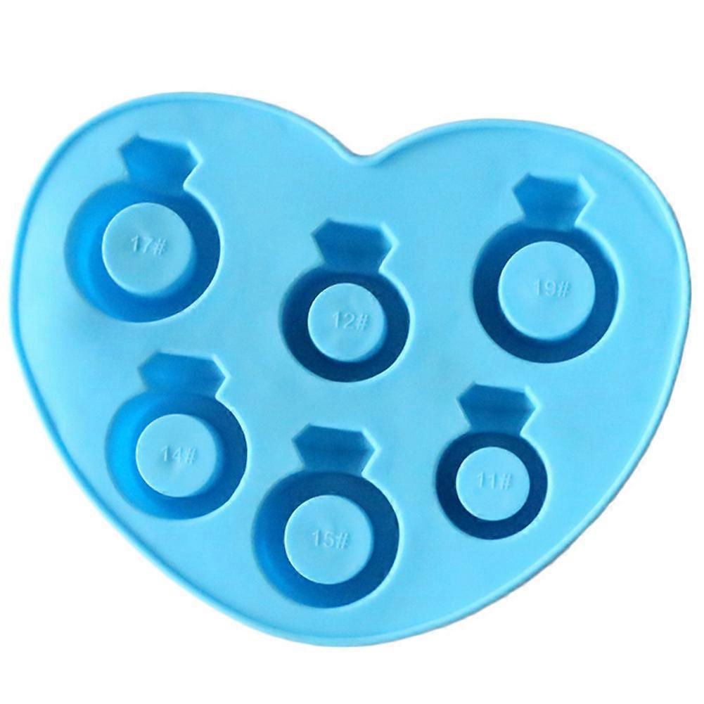 Silicone Cake Mold Engagement Ring Design 3D Pudding Mousse Baking DIY Mold for Soap Making Tools