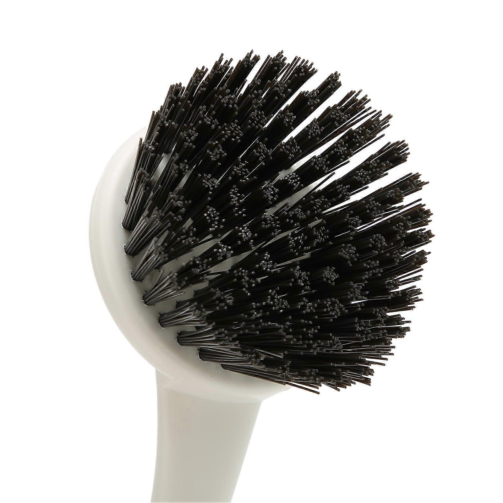 Long Handle Cooktop Cleaning Brush with White Bristles