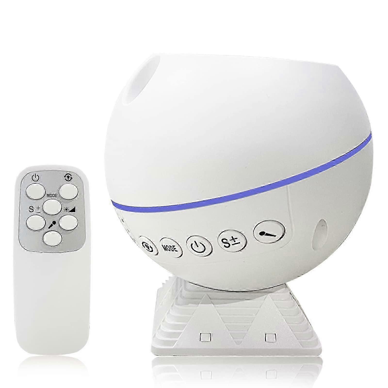 Projecteur de ciel étoilé, veilleuse de projection d'étoiles, projecteur LED de galaxie, nébuleuse, ciel étoilé, nuage, lune avec télécommande, 10 modes colorés pour enfants et