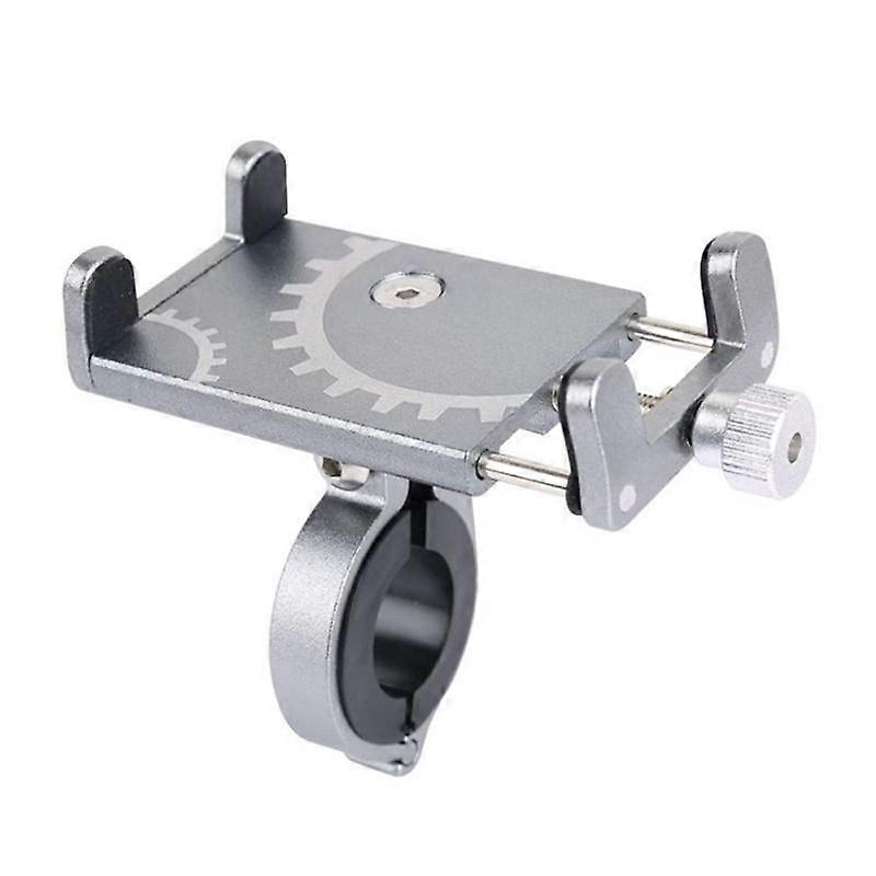 Bicycle Cycling Aluminum Alloy Phone Holder Metal Simple Design Stable Phone Bracket Adjustable