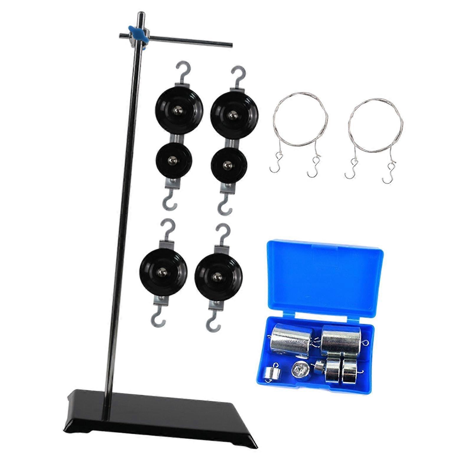 Physics Pulley Set Demonstrator Teaching Aids Movable Pulley Portable