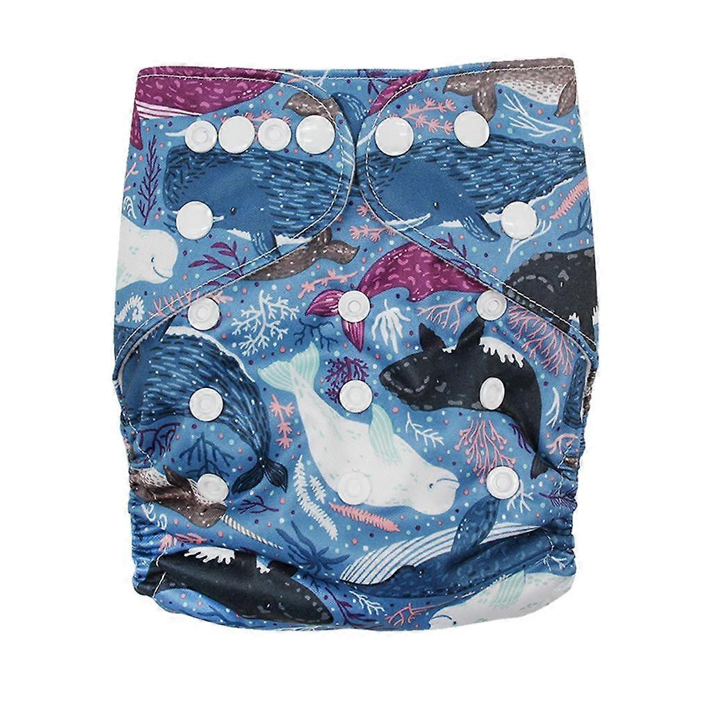 Reusable Baby Cloth Diaper Soft Microfiber Inserts Adjustable Washable Swim