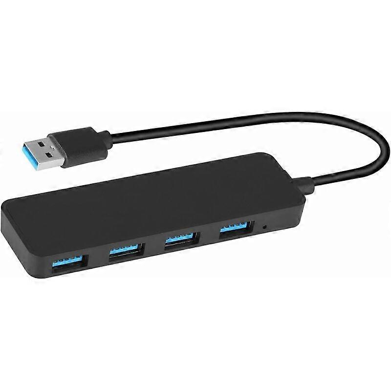 Multi-usb hub 4 port usb 3.0 portable multi-data hub with 30mm cable compatible with macbook/mac pro/mini/imac/surface p