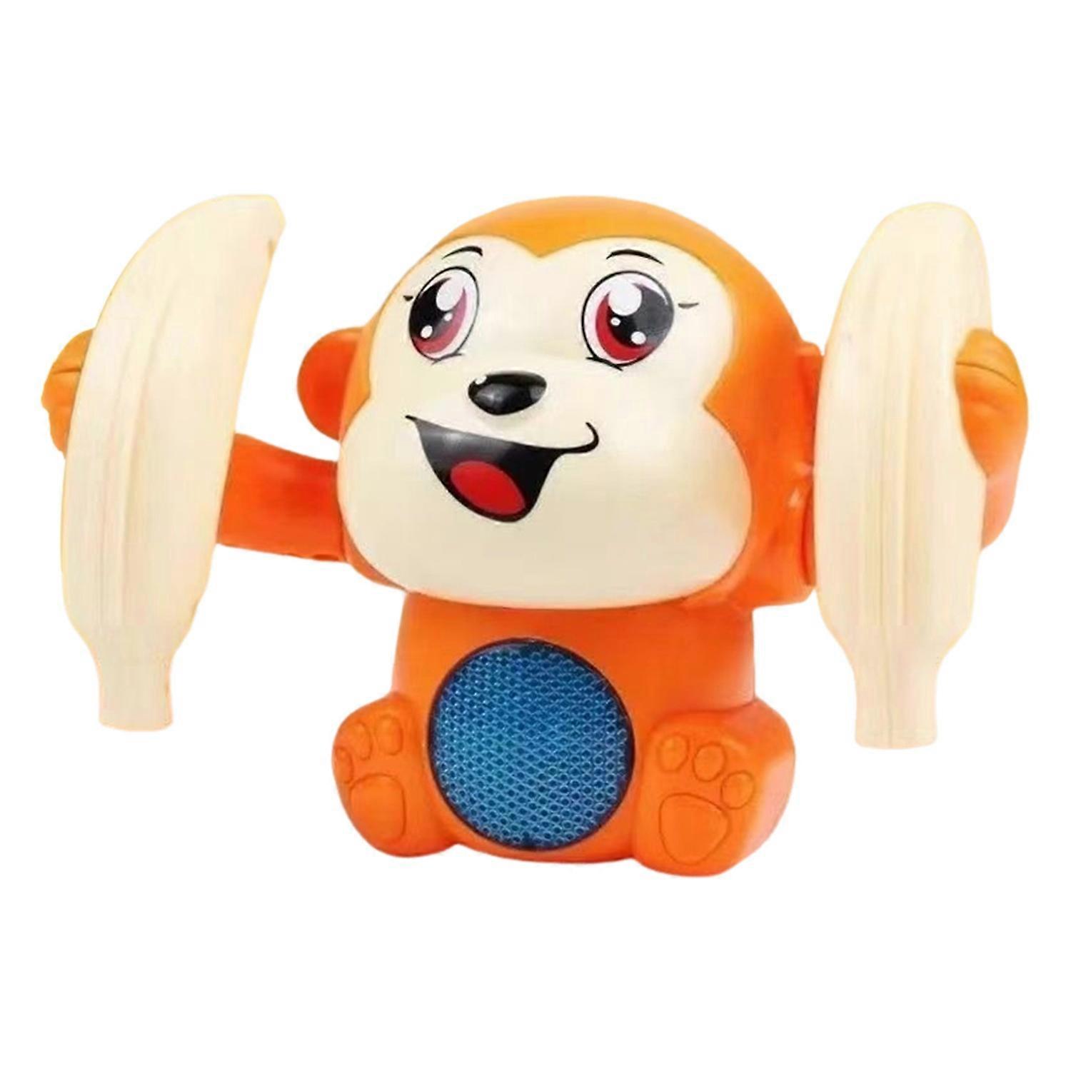 Baby Toys Monkey Crawling Toy Educational Electric Roll And Glow Monkey Toy with Light-up Sounds