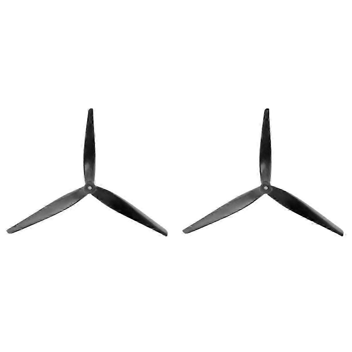 1Pairs 13X9X3V2 13Inch CW CCW 3 Blade/Tri-Blade Black Propeller FPV Prop