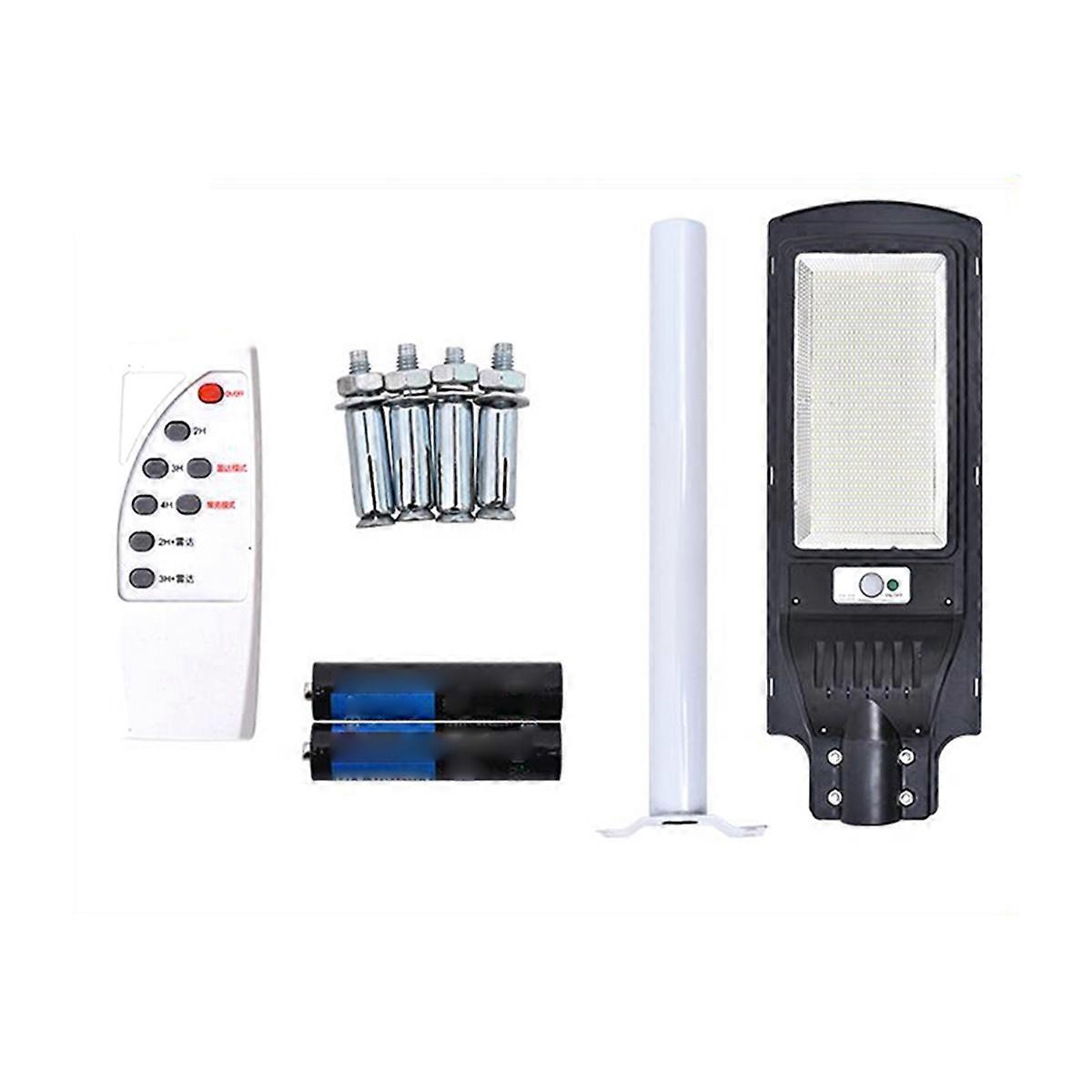 Lampadaire solaire à LED pour cour extérieure