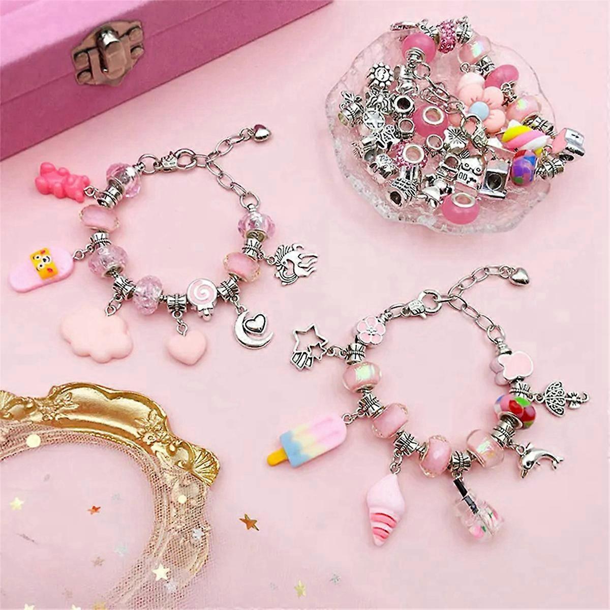 DIY Beaded Bracelet Set with Storage Box A