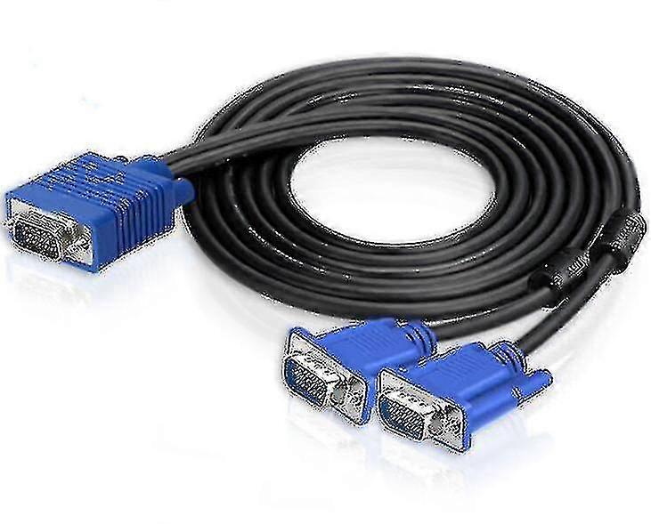 1 in 2 uit split screen vga-kabel