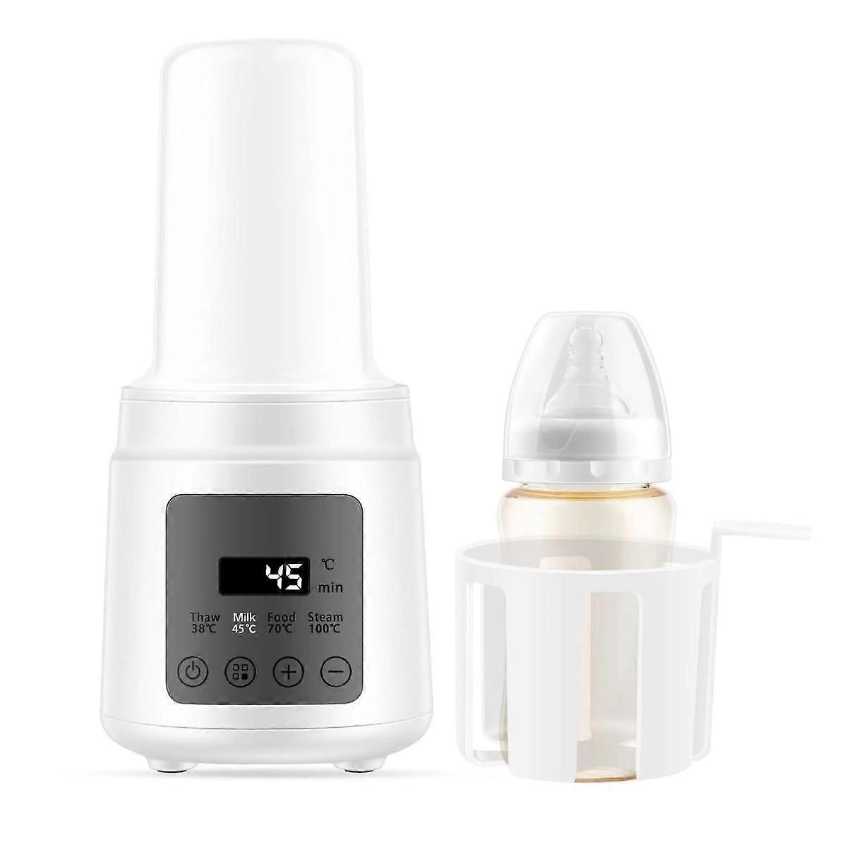 Bottle Warmer 8-in-1 Fast Baby Milk Warmer with Timer, Accurate Temperature Control, Defrost, Sterilize, and Heat Baby Food Jars