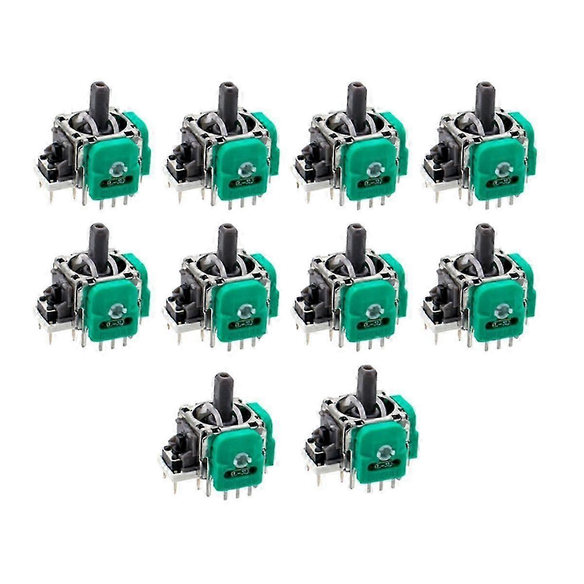 10pcs For Switch Pro Hall Electromagnetic Joystick Switch Pro Game Console 3d Hall Joystick Sensor Potentiometer