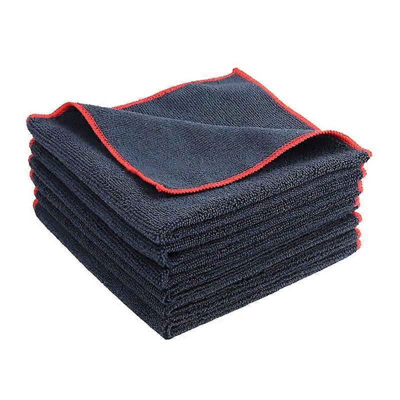 2-Pack Black Towel Microfiber Wipes