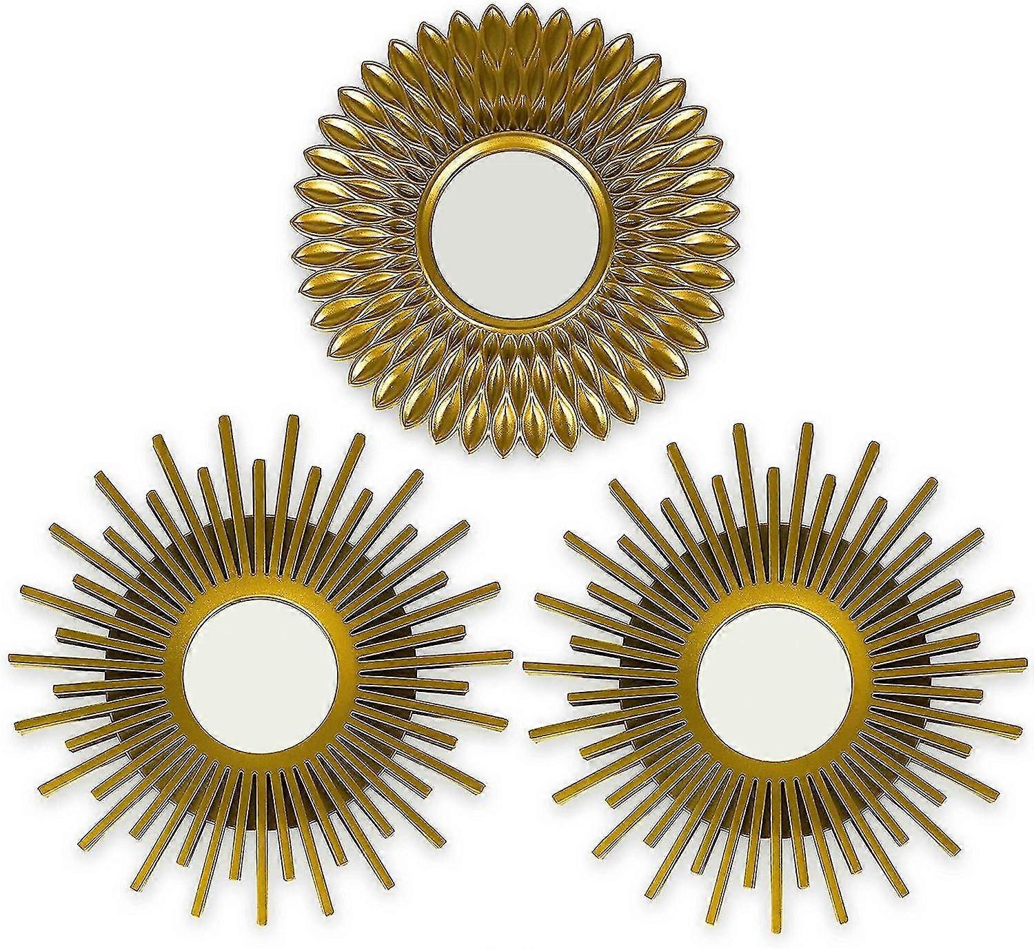 Ensemble de miroirs muraux de 3 miroirs rondsor