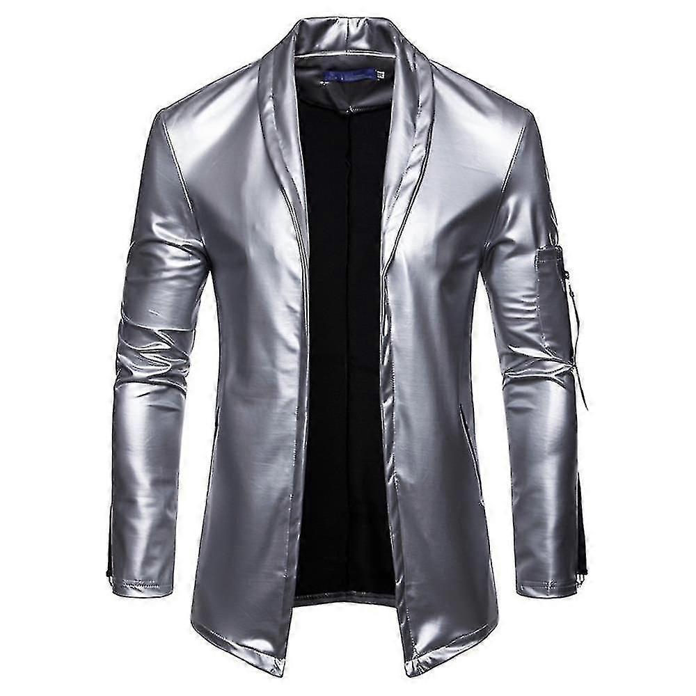 Men Faux Leather Jacket