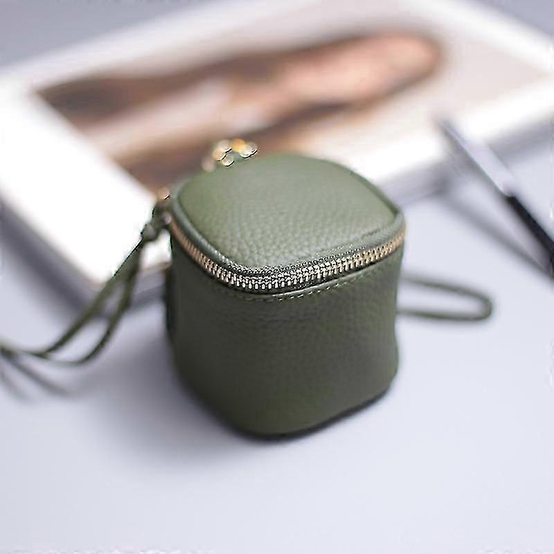 Dames Echt Lederen Make-up Tas Mode Cosmetische Case Clutch Mini Toilettas