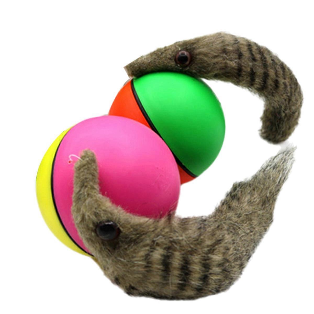 Electric Beaver Ferret Rolling Ball Pet Dog and Cat Interaction Chasing Toys Random Training of Dog
