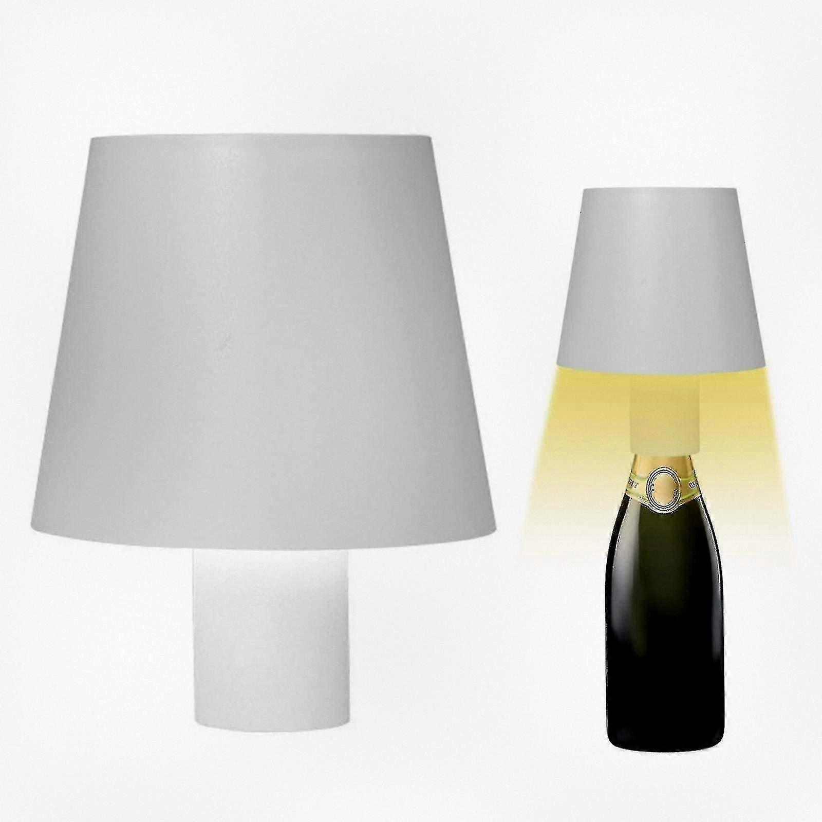 LED Bottle Light with USB Charging, Dimmable Table Lamp for Home Bar Cafe Decor, Portable Night Light for Mood Ambience