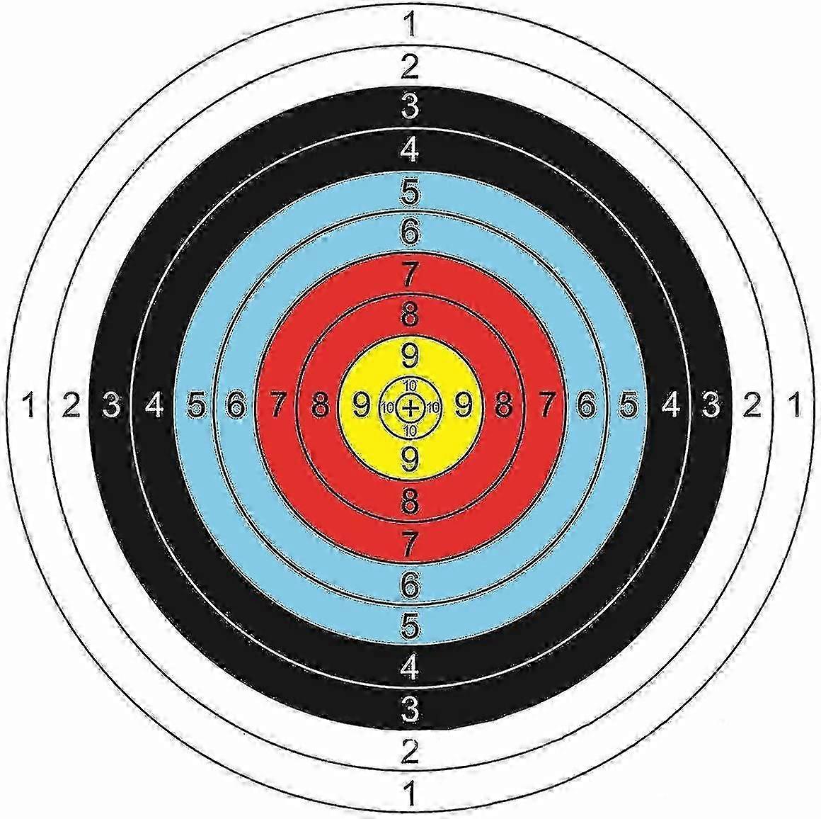 Tiro com arco e flecha Surface 30pcs Tiro de tiro de tiro papel 40 X 40 Cm