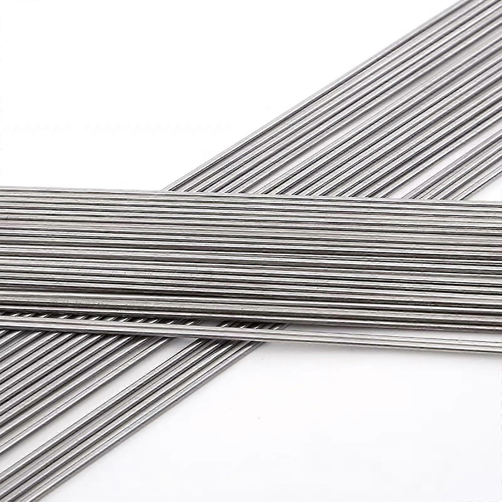 50CM 304 Stainless Steel Spring Wire, 2-5mm Thickness, 10 Pieces, Durable Metal Wire for Crafting and DIY Projects