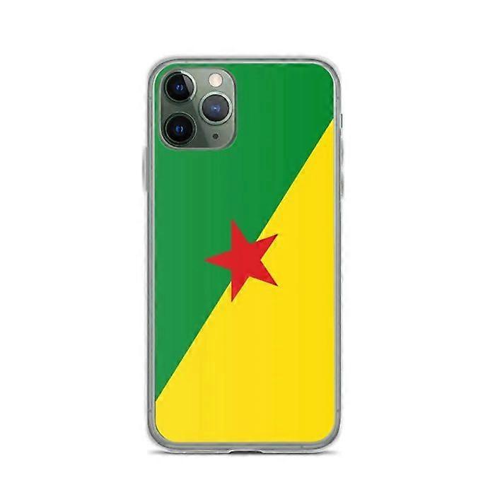 iPhone Case - Guyana Flag - iPhone 11 Pro - Flexible - Multicolor - Vertical