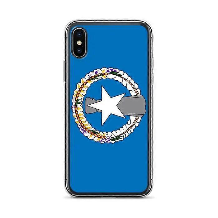 Phone Case – Northern Mariana Islands Flag – Compatible with iPhone XS Max – Soft Case – Resistant and Shockproof – Pixelforma