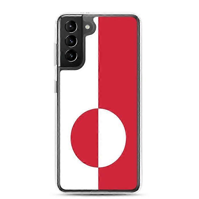 Phone Case - Samsung - Galaxy S22 Ultra - Greenland Flag - Soft - Multicolor