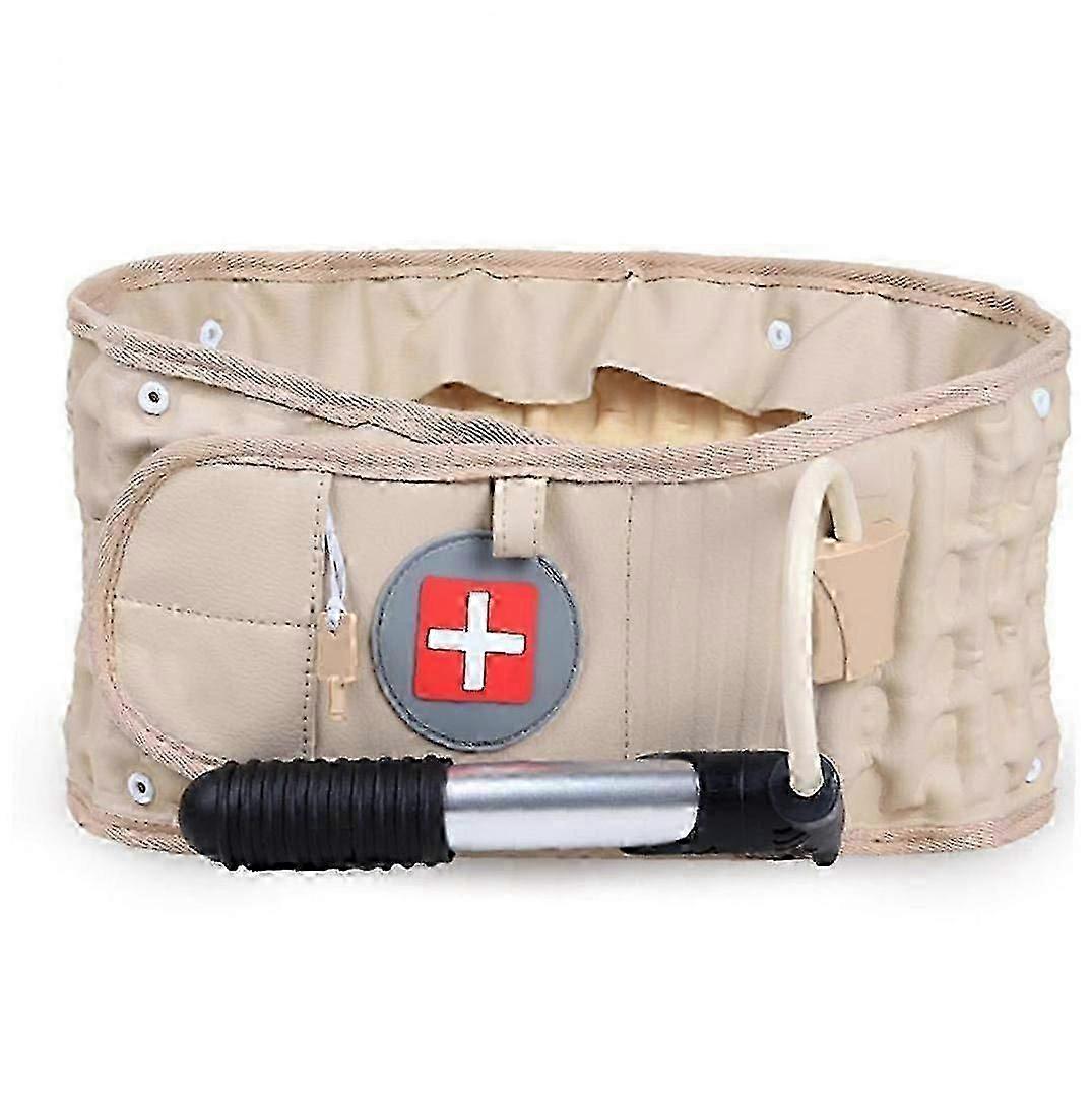 Πίσω αποσυμπίεση οσφυϊκή ζώνη διογκώσιμη οσφυϊκή υποστήριξη χακί νωτιαία ζώνη έλξης πίσω Belt_cp -CN-ΝΕΟ