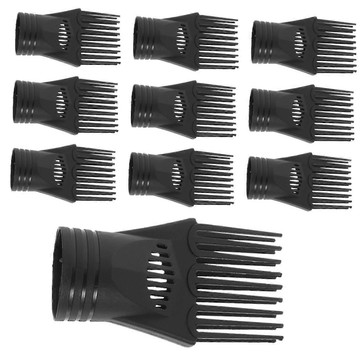 Professional Hair Dryer Comb 10 Pcs Nozzle Attachment for Hair Styling