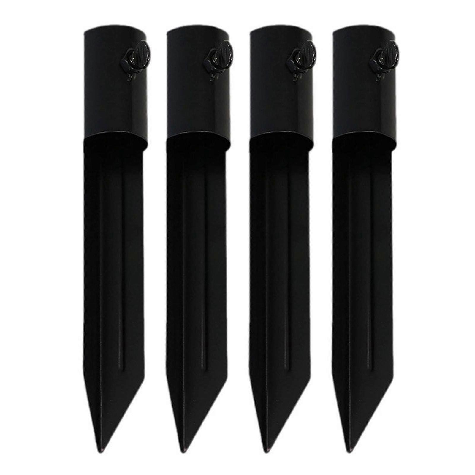 4pcs Heavy Duty Garden Stakes Rustproof Torchs Stakes Corrosion Resistant Torchs Stakes for Outdoor light  &  Torches