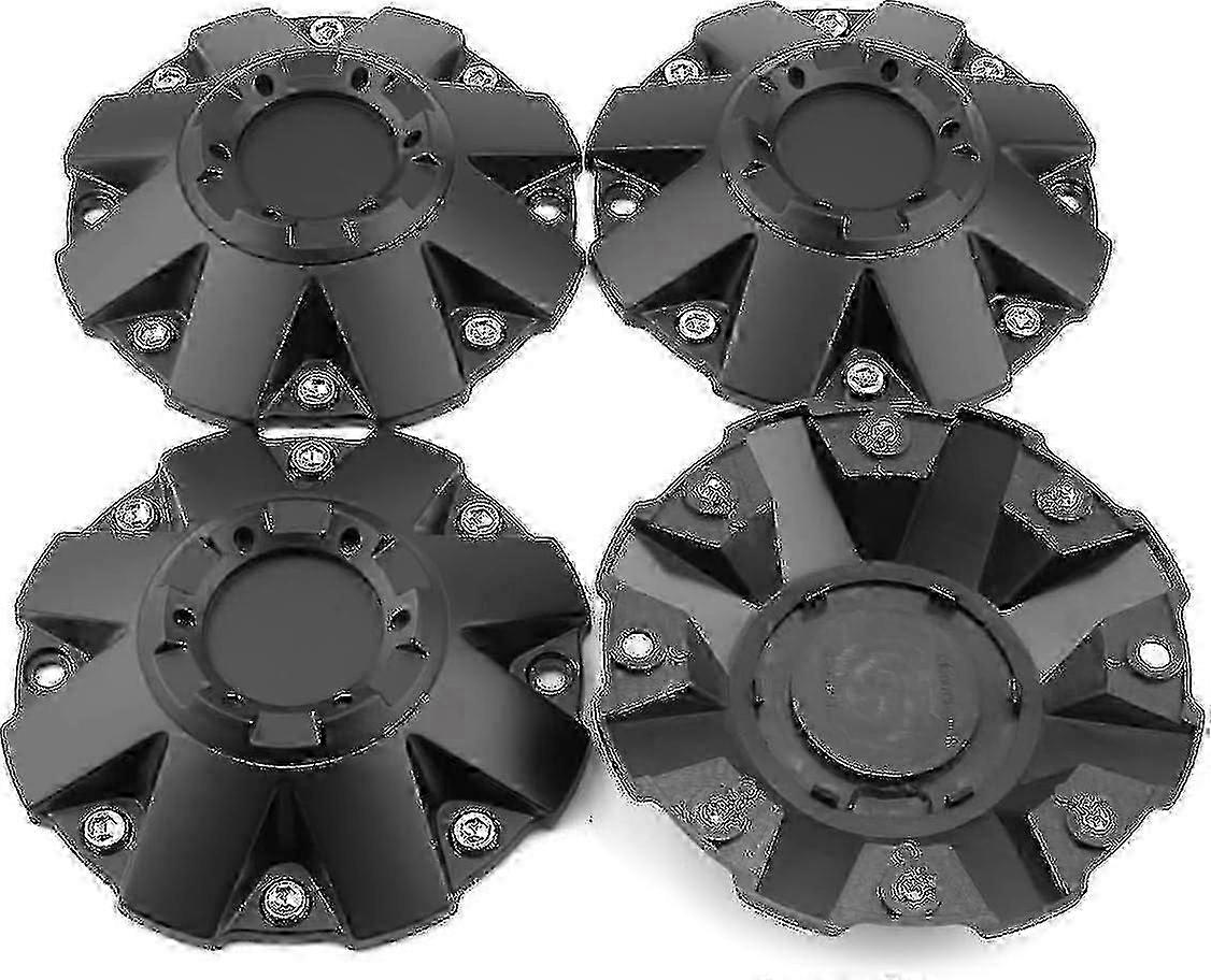 Cache-moyeux de roue Ln-180 mm 7,09 pouces pour C806805-1 C108015-16b01 C806806, lot de 4, noir, remplacement de cache-moyeux - Yvan