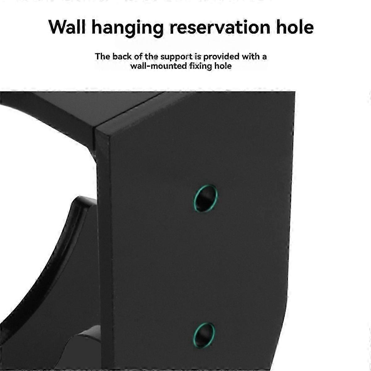 حامل مكبر صوت على الحائط لسماعات Pill 2024 حامل تخزين صوتي أكريليك على الحائط سهل التركيب باللون الأسود