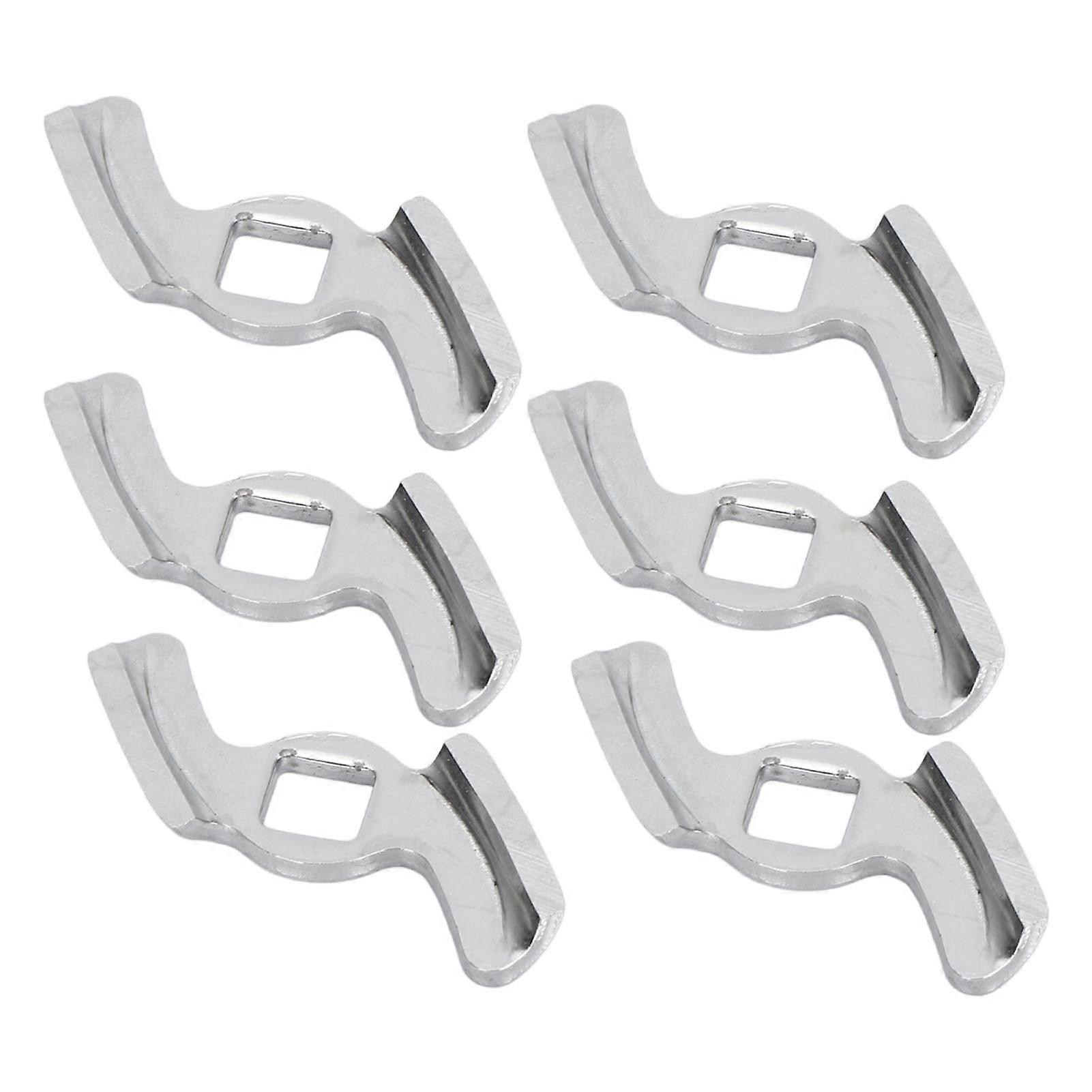 6PCS Meat Grinder Blade Stainless Steel Food Grinding Cutter Metal Food Grinder Attachment for Kitchen 