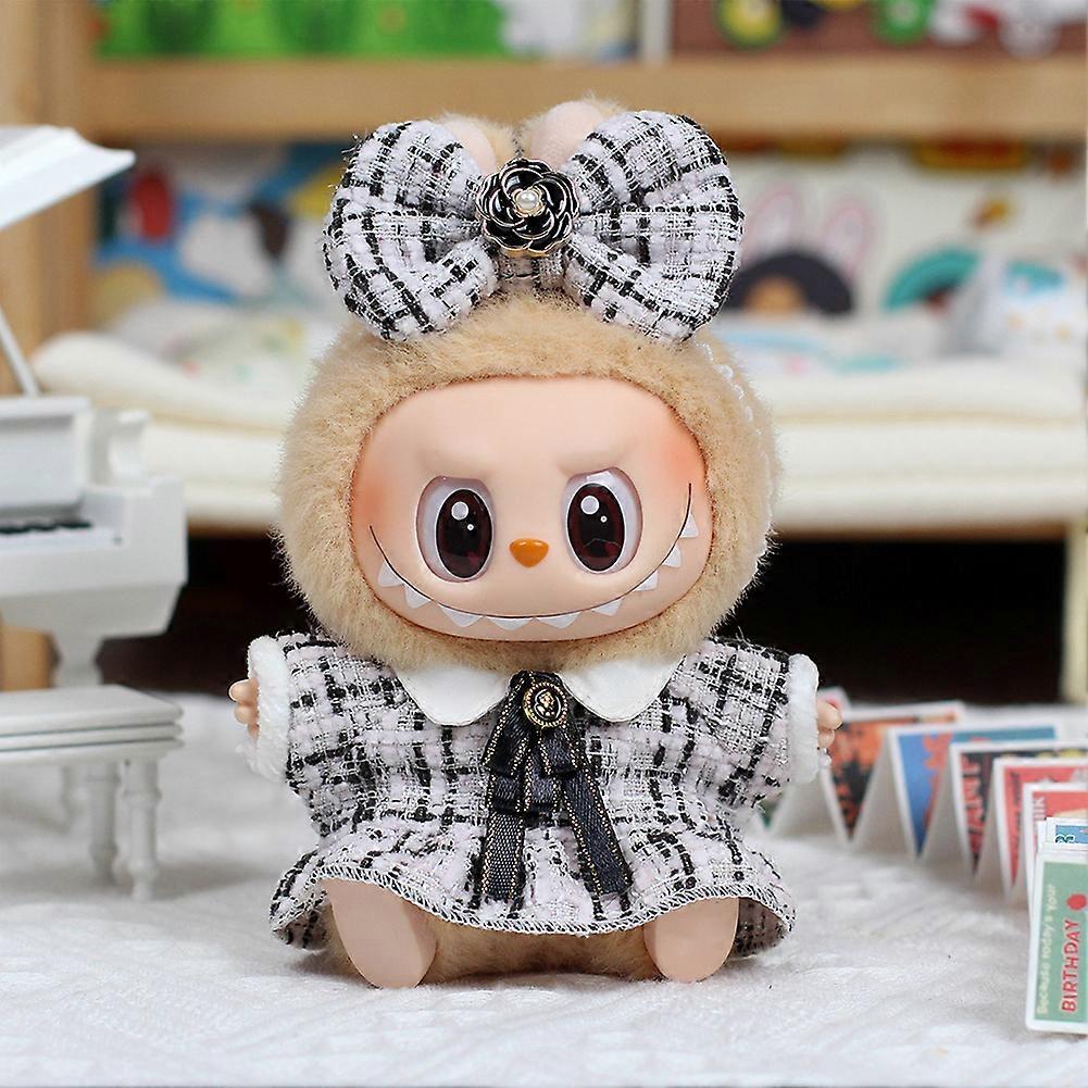 Twit Clothes Set for Sitting Labubu Vinyl Plush, Cute Sitting Labubu Outfit Set
