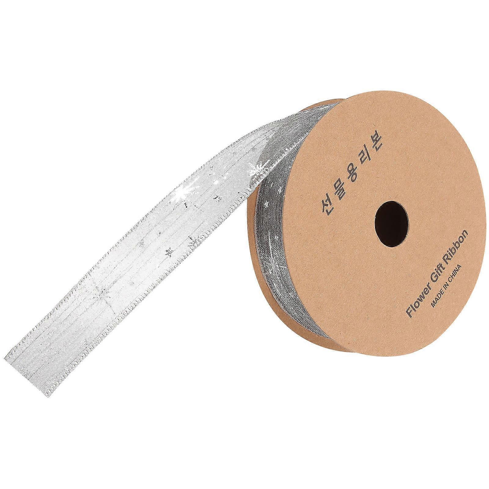 Ribbon Ornament DIY Crafts Hair Ornaments Light Grey 2000x2.5cm Cloth Party Decoration 1 Roll