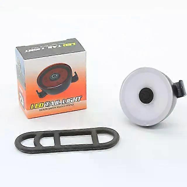 Bicycle Parts Bicycle Battery Rearlight Cycling Tail Light Highlight Strong Light-flashing Bicycle Brake Safety Warning Light Bike Accessories