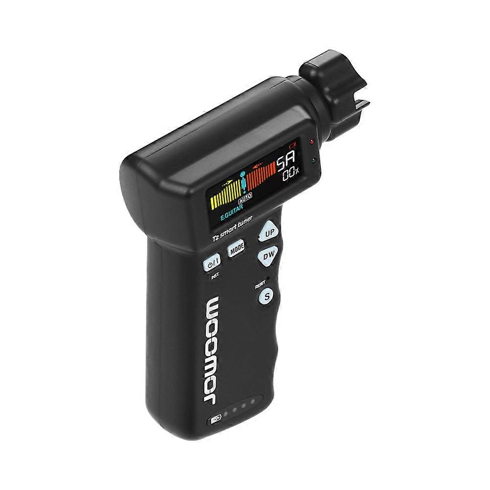 JOWOOM T2 Multi-functional Smart Guitar Tuner Peg String Winder for Guitar Ukulele Chromatic Tuning Built-in Rechargeable Lithium Battery
