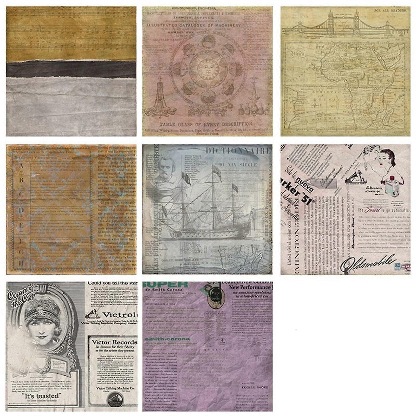 半透明信封羊皮纸封面 14 厘米 x 14 厘米剪贴簿宣纸 8 包（绿色）参考图片：3569