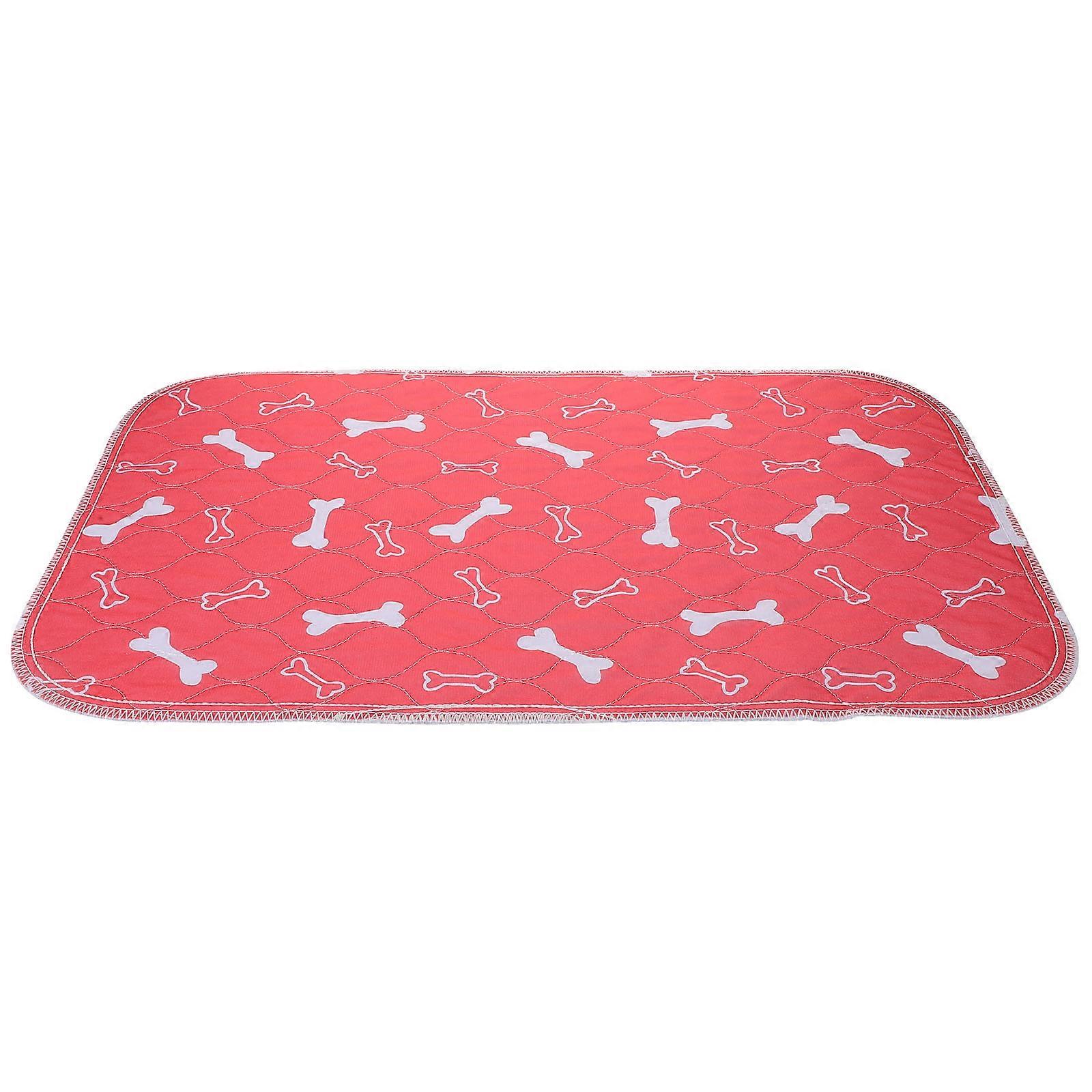Washable Pet Pee Pad Anti Slip Dog Training Indoor Use Rectangular Polyester 1Pack