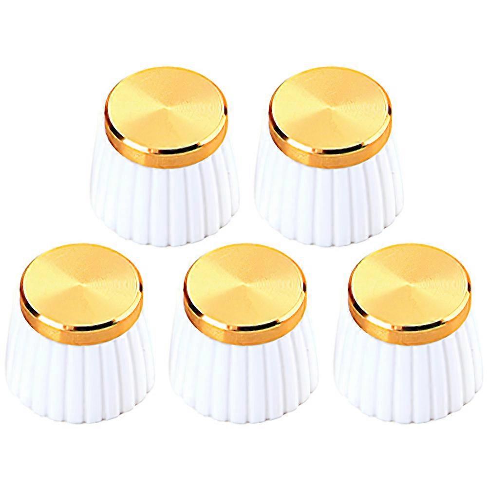 5pcs Durable Guitar Volume Control Knobs for Electric Guitar Replacement – Easy Installation Amplifier Instrument Accessory