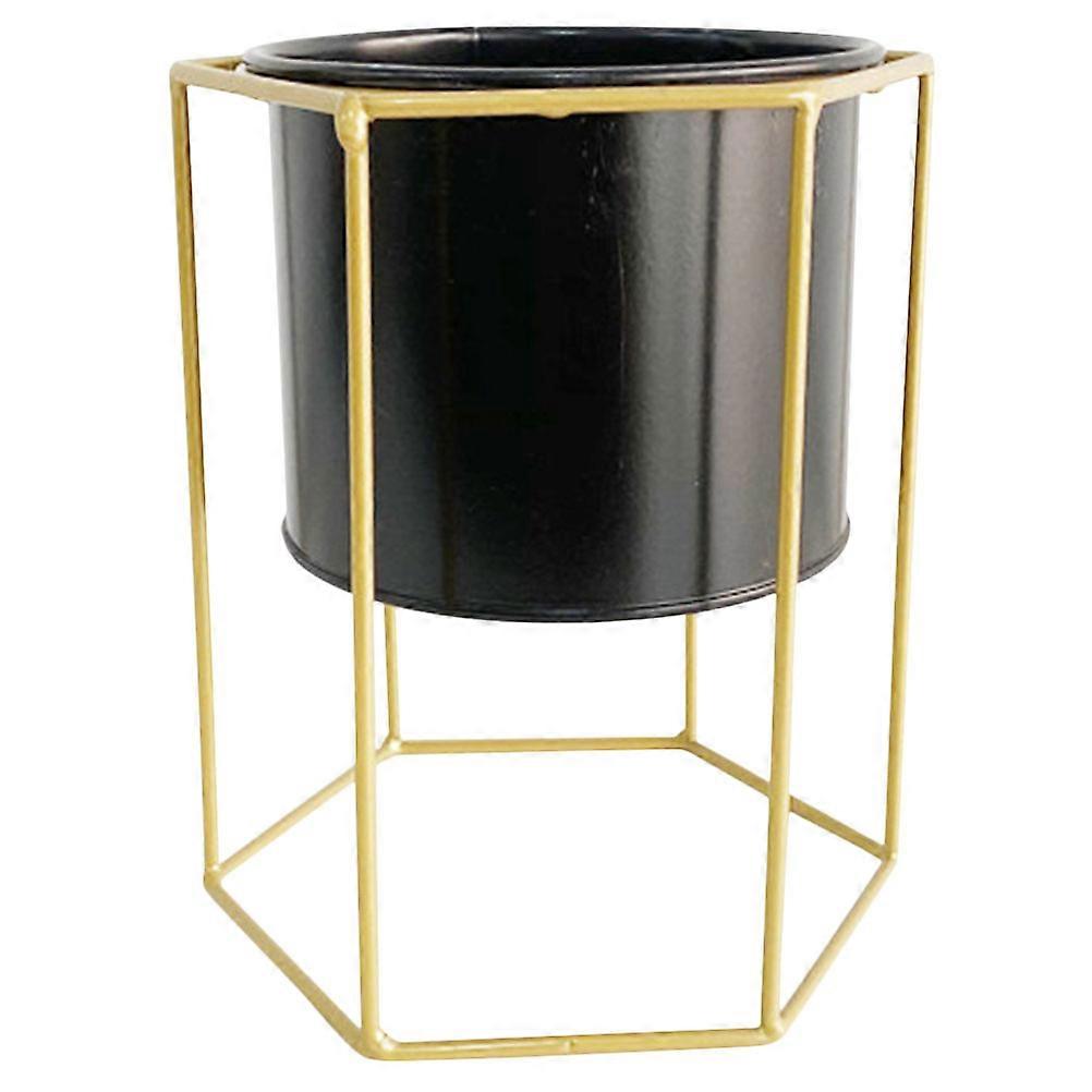 حديقة أواني الزهور معدنية في الهواء الطلق زهور نمط الشمال لفناء سطح السفينة مادة الحديد 1 مجموعة