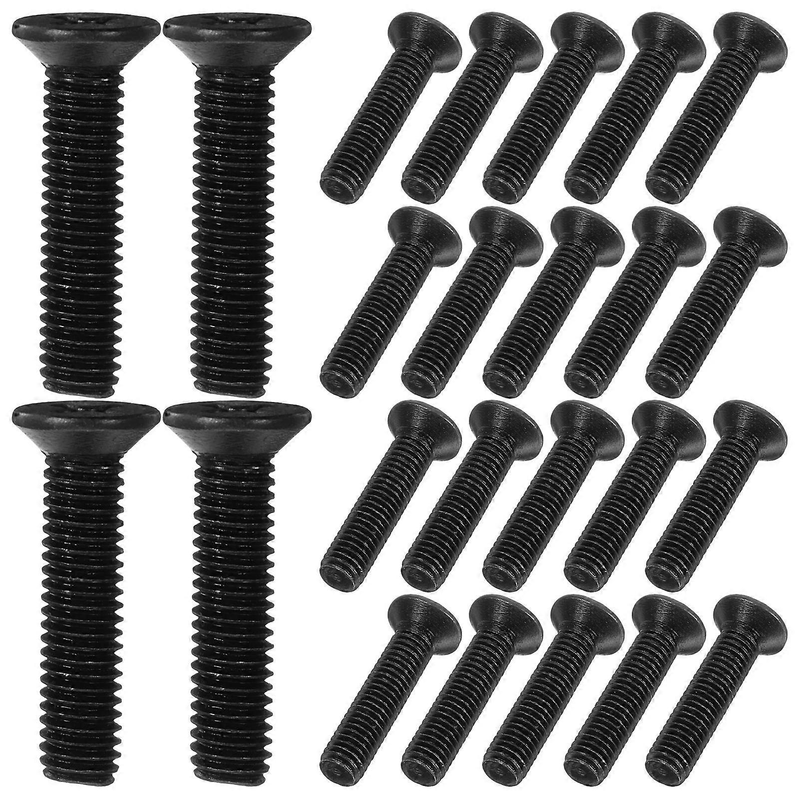 50pcs Left Hand Threaded Screws for Electric Drill, Steel Fixing Bolts for Drill Chuck Adapter, Efficient Fasteners for Power Tools