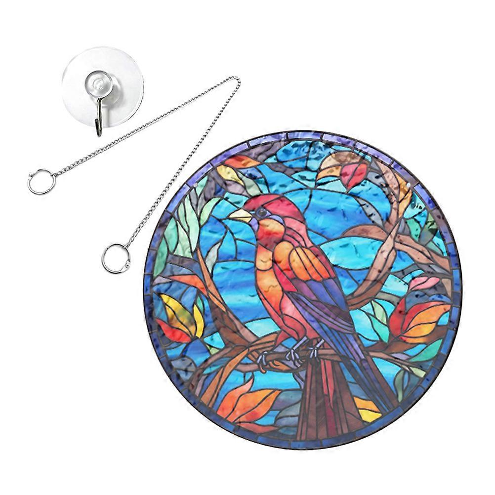 Hanging Suncatcher Bird Decorative Item for Indoor Use 1Set