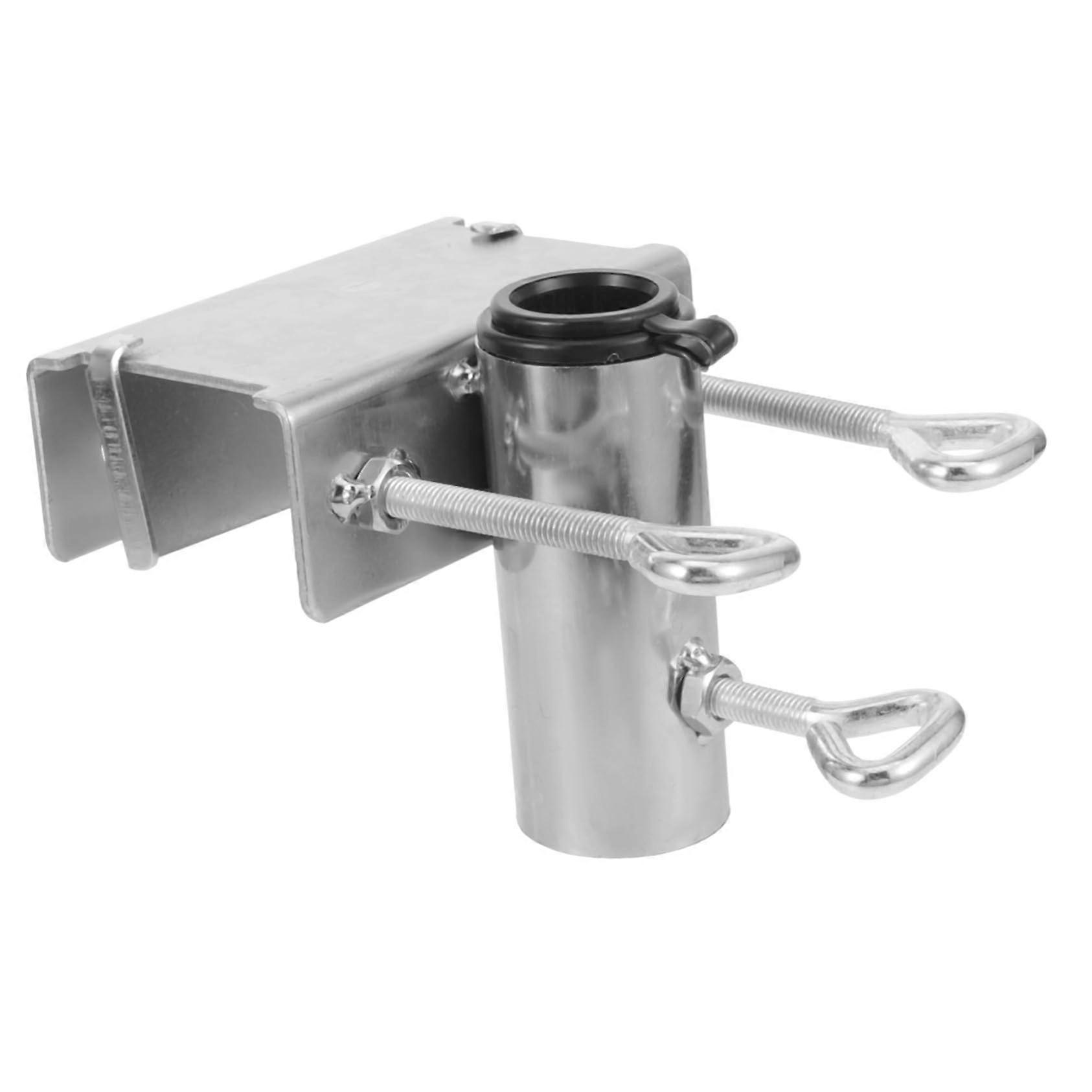 Holder for sunshade Stable deck umbrella stand with adjustable clamp portable tall for garden and patio and durable