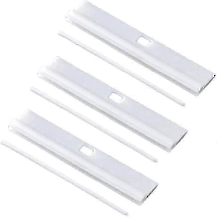 Percha ciega vertical 5 "(127 mm) Perchas blancas de reemplazo para listones Louvre DIY ajustable vertical ciego accesorios Pack de 20.