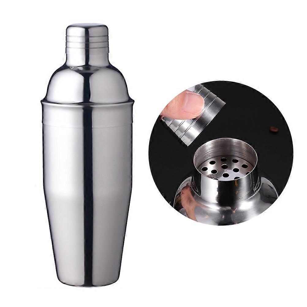 Bartending Supplies Cocktail Shaker for Home Mixing Straining Serving Cocktails and Beverages Silver 1Set