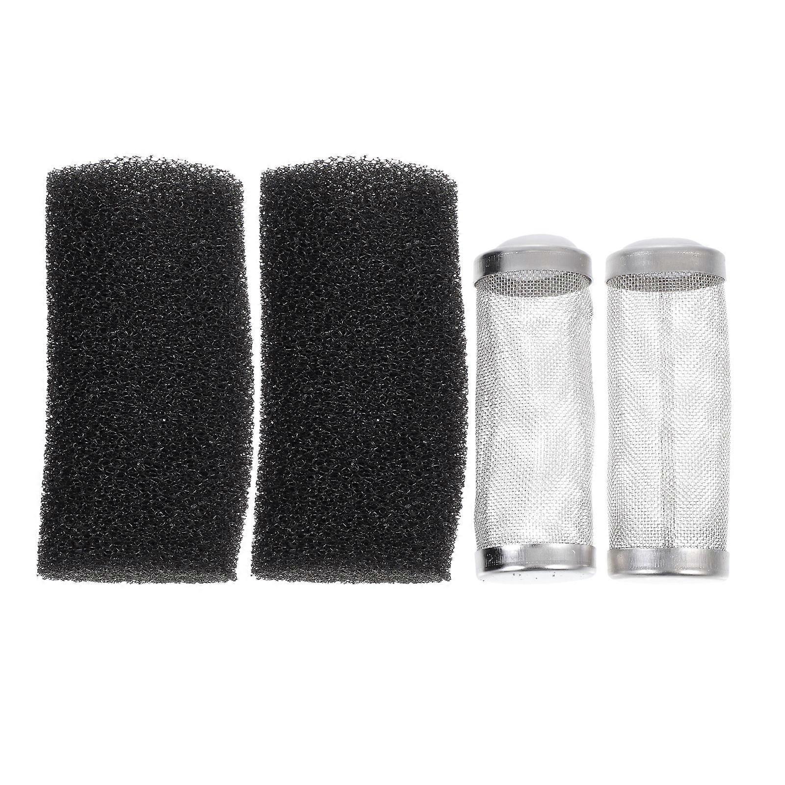 Fish Tank Accessories Aquarium Net Cover Avoid Small Fish Ingestion 2 Sets Black